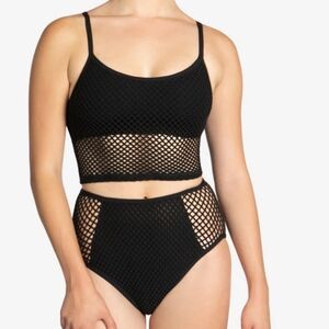 ROBIN PICCONE PUA  2-PIECE SWIMSUT /TOP:SCOOP NECK CAMI /HIGH-WAST BOTTOM